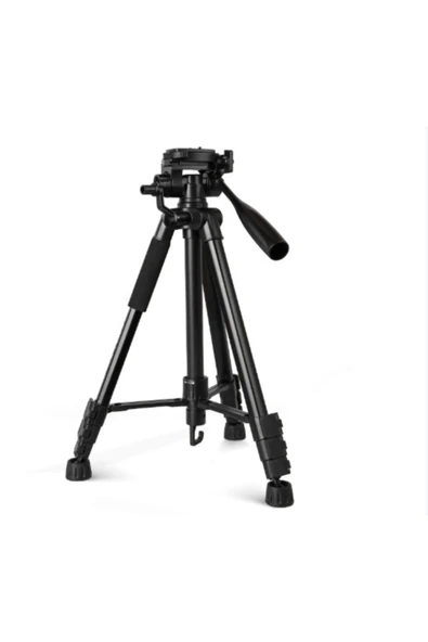 Kingjoy Kıngjoy Lıghtweıght Flıp Lock Vıdeo Trıpod Vt-860 Wıth Three-way Head ürün görseli 1
