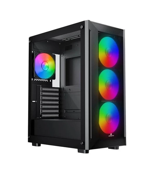 GAMEBOOSTER 650W 80+ RAIDER E651B JBST-GBE651B GAMING MID-TOWER PC KASASI ürün görseli 1
