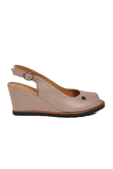 Pierre Cardin Bej Kadın Topuklu Sandalet PC-54596 Z ürün görseli 1