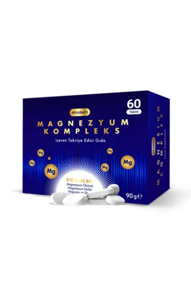 Miraderm Magnezyum Kompleks 60 Tablet ürün görseli 1