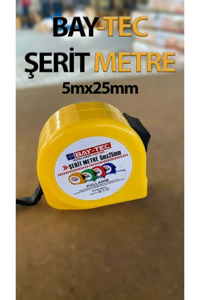 Bay-Tec Şerit Metre 5M X 25 MM - Resim 4