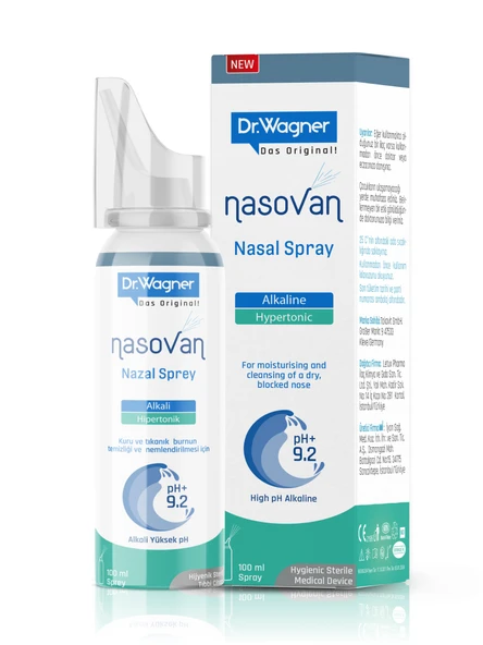 Nasovan - Hipertonik Alkali Su Burun Spreyi (100ml) ürün görseli 1