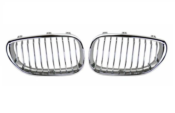 BMW 5 SERİSİ E60 UYUMLU KROM PANJUR 2003-2010 ürün görseli 1