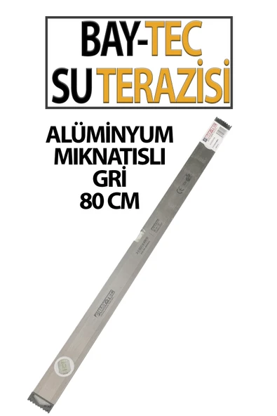 Gri Mıknatıslı Su Terazisi 80 cm ürün görseli 1