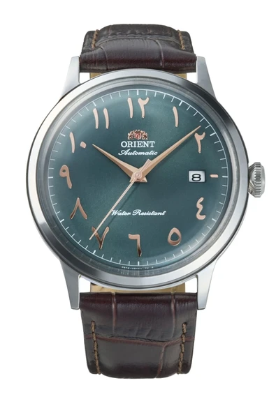 Orient RA-AC0035E30B Otomatik Deri Kahverengi Yeşil Kadran 41 mm Erkek Kol Saati ürün görseli 1