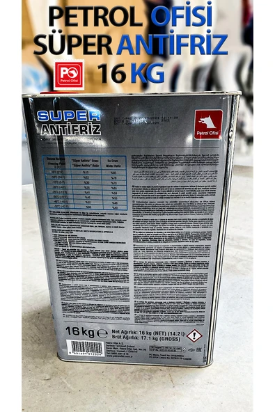 Antifriz 16 Litre Petrol Ofisi - Resim 2