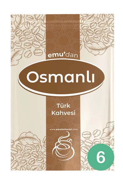 Emu Baharat Osmanlı Türk Kahvesi 150 Gr 6 Adet ürün görseli 1