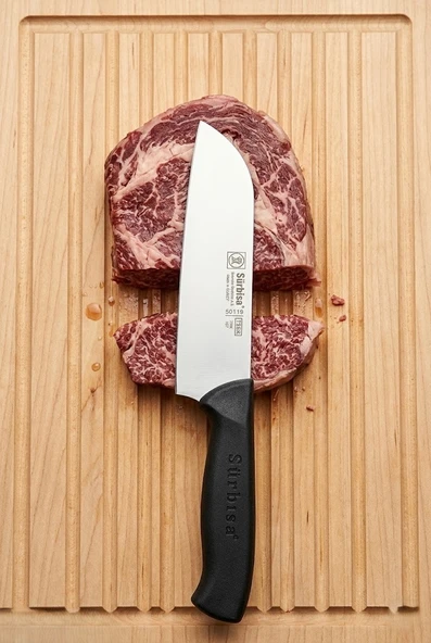 Santoku Aşçı Şef Bıçağı Orjinal Sürmene Kesim Bıçak Paslanmaz Çelik Profesyonel Günlük Sürbisa 61195 ürün görseli 1