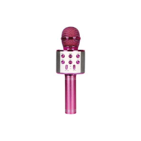 Eğlence Odaklı Kablosuz Bluetooth Karaoke Mikrofonu Şarjlı Hoparlörlü Ses Değiştirici ürün görseli 1
