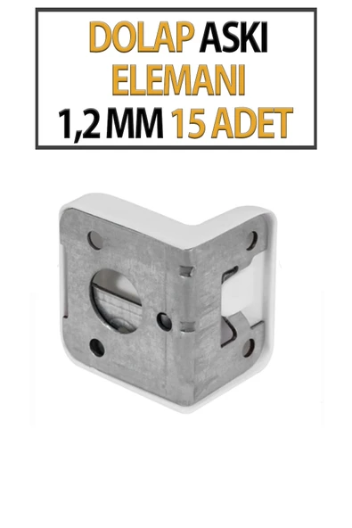 Dolap Askı elemanı 1.2 Mm (15 Adet) ürün görseli 1