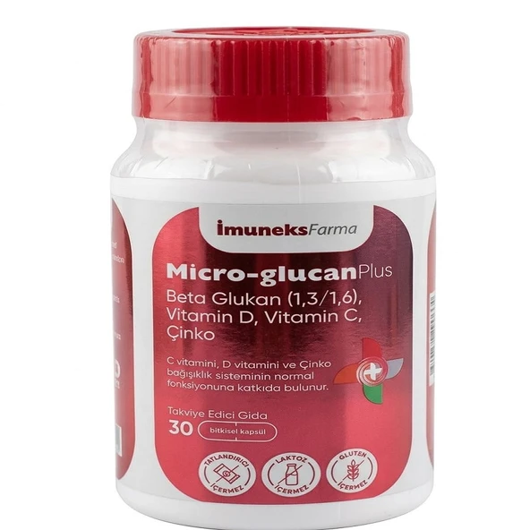 İmuneks Micro-Glucan Plus 30 Kapsül ürün görseli 1