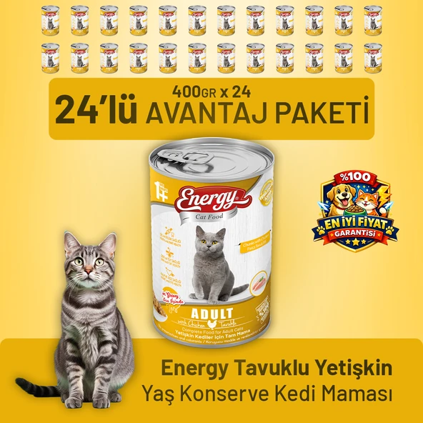 Tavuklu Yetişkin Yaş Kedi Maması 400 g - 24 Adet ürün görseli 1