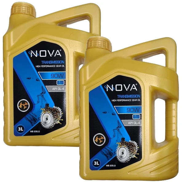 Nova 90 Numara Asansör Dişli Kutusu ve Şanzıman Yağı 2 X 3 Litre ürün görseli 1