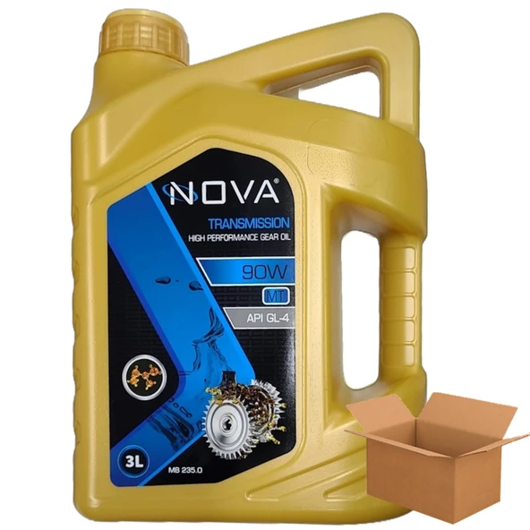Nova 90 Numara Asansör Dişli Kutusu ve Şanzıman Yağı 6 X 3 Litre (1 KOLİ) ürün görseli 1
