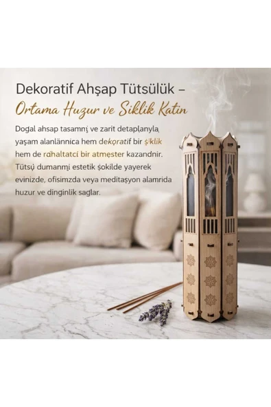 Özel Tasarım Tahta Tütsülük - Resim 2