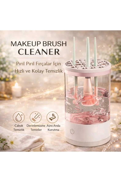 Makeup Brush LUX Elektrikli Makyaj Fırçaları Temizleyici Makina ürün görseli 1