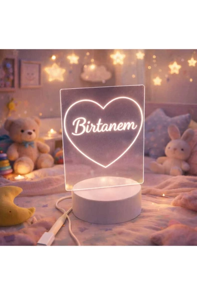 Hedıye Özel Gün Yazma Led Lambası - Resim 2