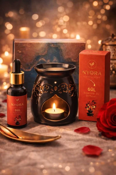 Eşsiz Gül Esansiyel Yağı - Buhurdanlık Ve Difüzör İçin Aromatik Yağ 20 ml ürün görseli 1