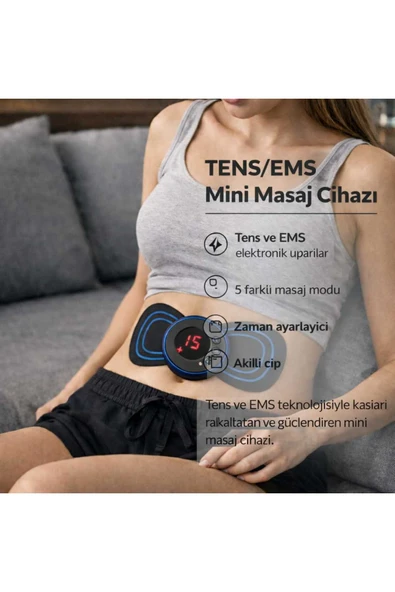 TENS-EMS Mini Masaj Cihazı ürün görseli 1