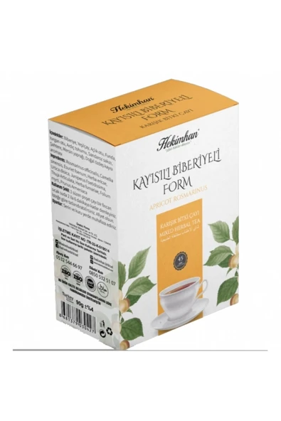 KAYISILI BİBERİYELİ KARIŞIK ÇAY 45 Lİ SÜZEN POŞET ürün görseli 1