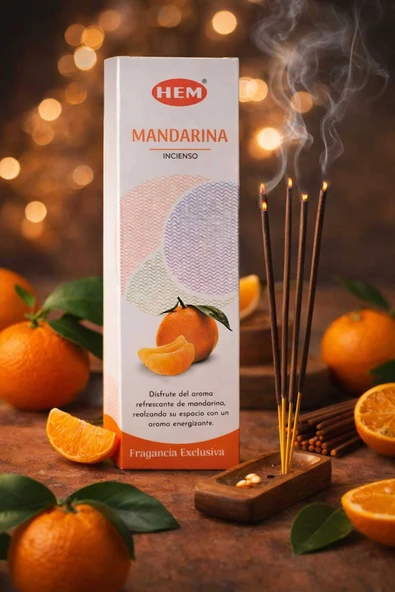 İlk Organik El Yapimi Doğal Mandalina Aromalı Tütsü 25gr ürün görseli 1