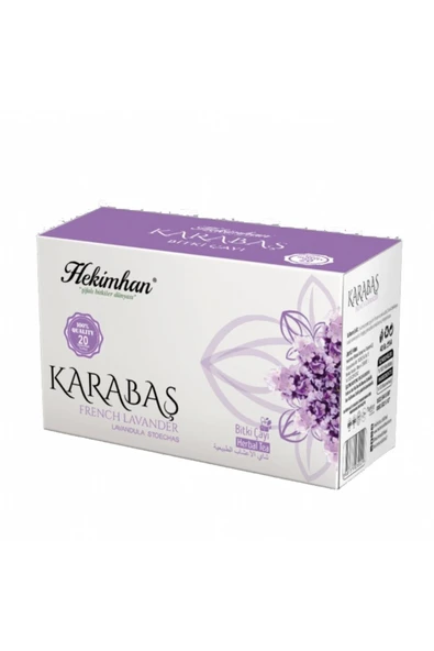 KARABAŞ ÇAYI (Lavandula stoechas) 20 Lİ SÜZEN POŞET ürün görseli 1