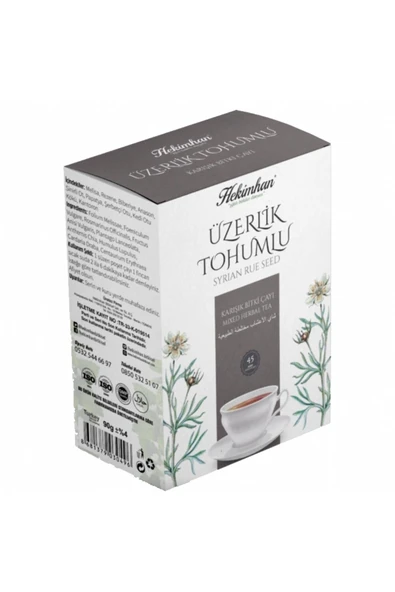 ÜZERLİK TOHUMLU KARIŞIK ÇAY (Peganum harmala) 45 Lİ SÜZEN POŞET ürün görseli 1