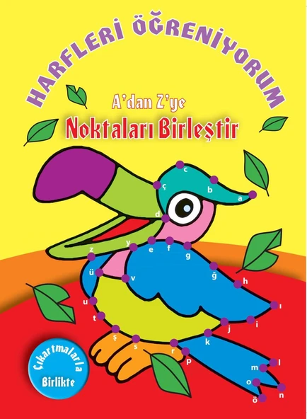 Harfleri Öğreniyorum A'dan Z'ye Noktaları Birleştir ürün görseli 1