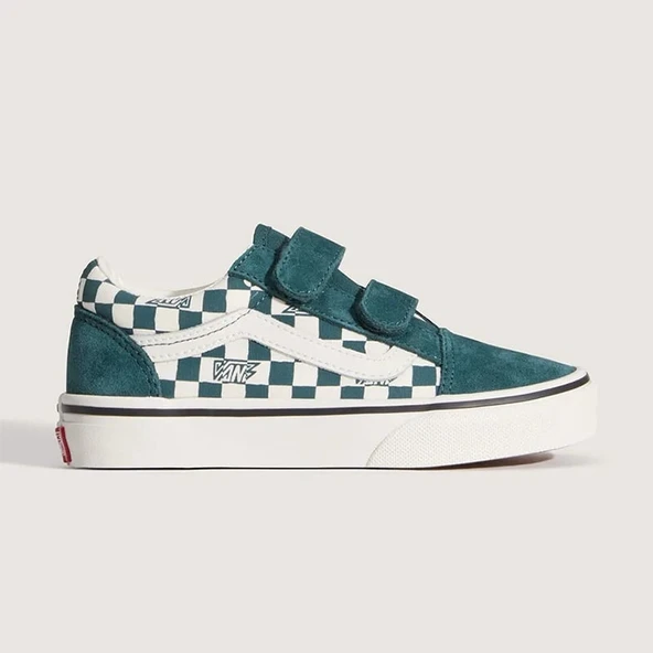 Vans   Old Skool V Unisex Çocuk Koyu Yeşil Spor Ayakkabı - VN000CYA ürün görseli 1