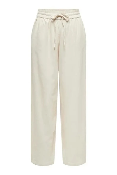Only   ONLTIZANA COTTON LOOSE PANTS WVN NOOS Kadın Gri Pantolon - 15319090 ürün görseli 1