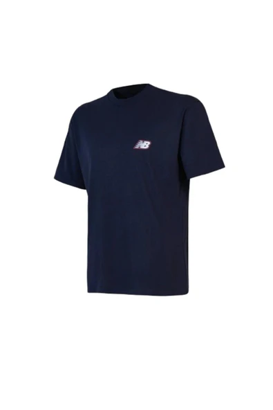 New Balance Lifestyle MNT1647-AVI Erkek Lacivert T-Shirt ürün görseli 1