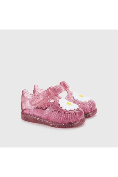 İgor Tobby Gloss Flor Kız Çocuk Çiçek Figür Cırtlı Önü Kapalı Sandalet 10322 ürün görseli 1