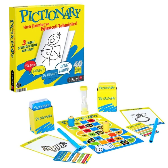 Mattel Games Pictionary Kutu Oyunu JKR18 ürün görseli 1