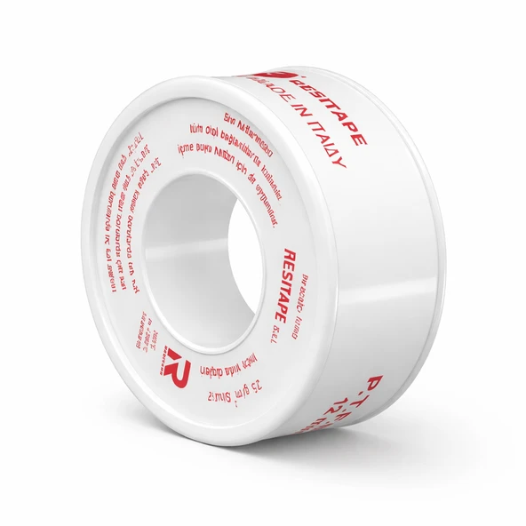 (1 Adet) PTFE Teflon Sızdırmaz Yalıtım Bant Bandı Beyaz 12 mm x 12 Metre Dişi Bağlantı ürün görseli 1