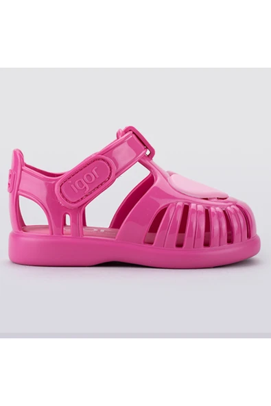 İgor Tobby Gloss Love Kız Çocuk Kalp Figür Cıtlı Önü Kapalı Sandalet 10310 ürün görseli 1