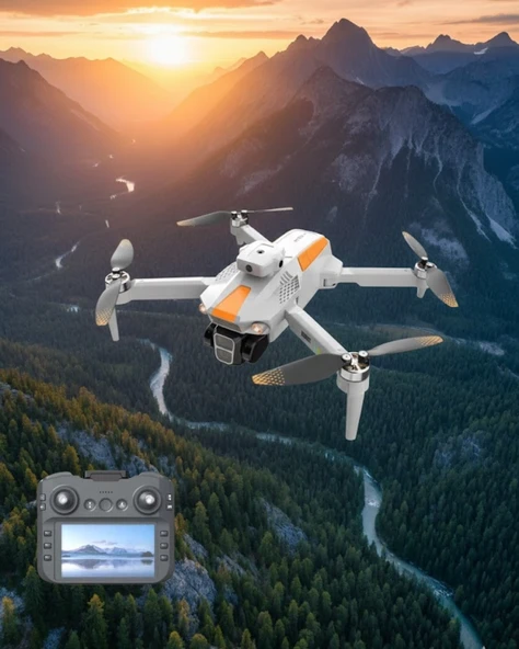 Takip Modlu Drone 1080P Kamera Uzun Menzil ve Yedek Bataryalı ürün görseli 1