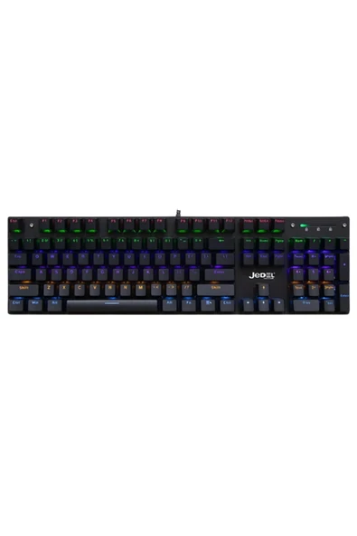 Jedel KL-138 Mekanik Oyuncu Klavyesi - Blue Switch, RGB Aydınlatmalı ürün görseli 1