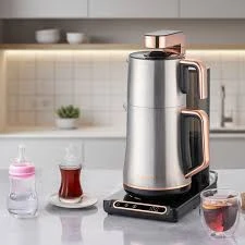 Homend Teabot 1785H Bakır 2700 W Çelik Çay Makinesi