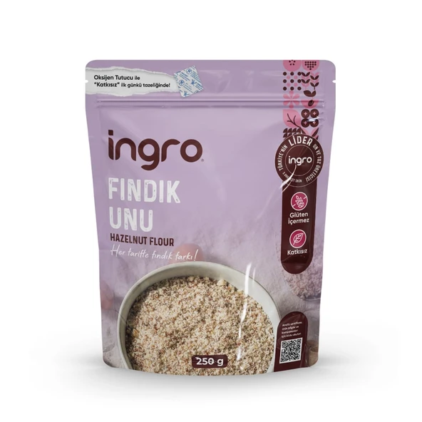 Glutensiz Fındık Unu Beyaz 250 G ürün görseli 1