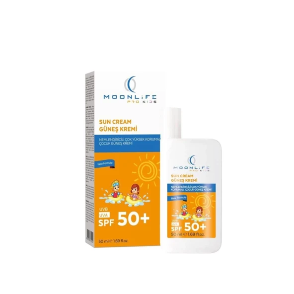 Moon Life Kids Çocuk Güneş Kremi SPF 50+ 50 ml ürün görseli 1