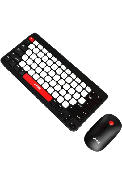 Jedel WS681B  Kablosuz Klavye Mouse Seti - Bluetooth + 2.4Ghz Çift Modlu - Resim 3