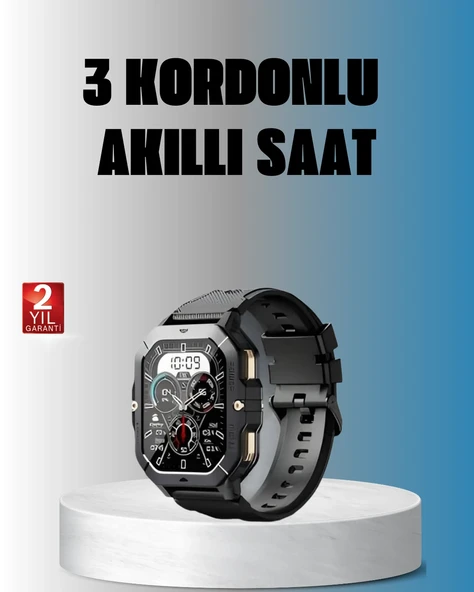 Kablosuz Şarjlı Akıllı Saat Ultra İnce Tasarım ürün görseli 1