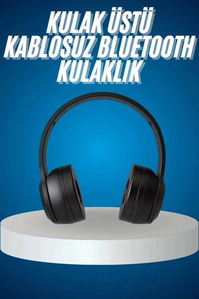 Wireless 5.0 Bluetooth Kablosuz Kulaklık ANC Özellikli Kulak Üstü Ayarlanabilir ürün görseli 1