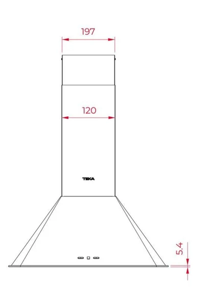 Teka Dos 60.2 At Davlumbaz - Resim 5