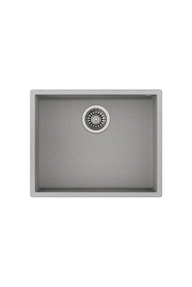 Teka SQUARE 50.40 TEZGAH ALTI STONE GRİ GRANİT EVYE ürün görseli 1