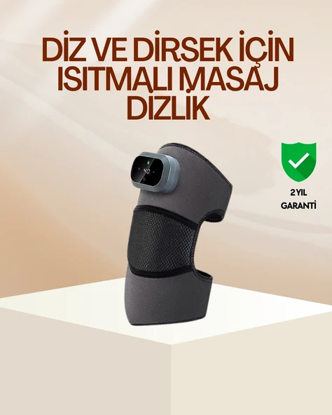Diz ve Dirsek İçin Isıtmalı Masaj Dizlik Aparatı ürün görseli 1