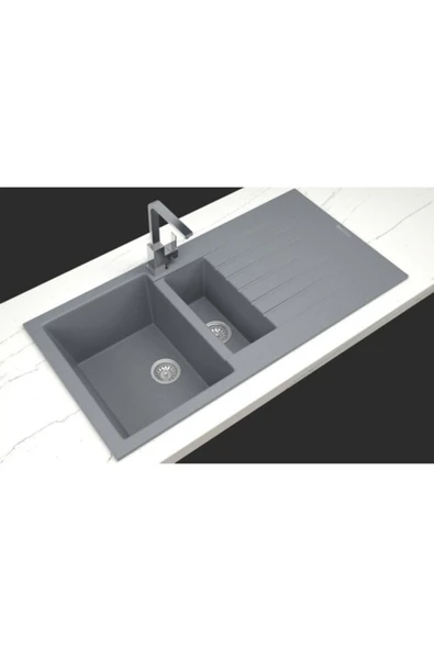RealStone Real P005 Troya 100 Granit Evye Gri ürün görseli 1