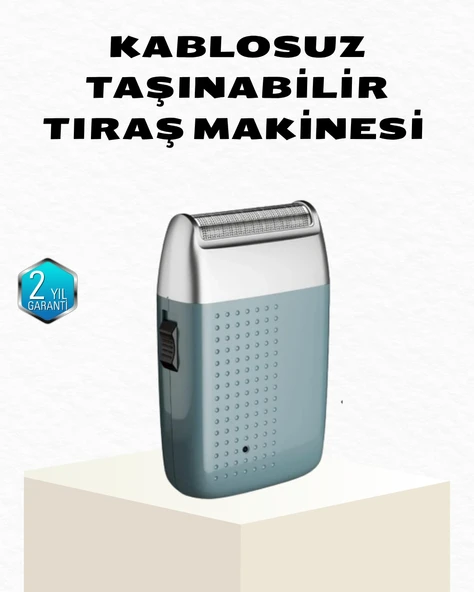 Şarjlı Kuru Kullanım Tıraş Makinesi - Kablosuz, Taşınabilir ürün görseli 1