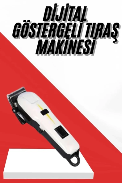 Profesyonel Şarjlı Tıraş Makinesi Turbo Kablosuz Saç Kesme Makinesi ürün görseli 1