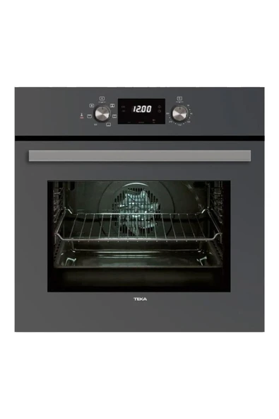 Teka HAK 625 ST 6 PROGRAMLI GRİ 65 LT MULTİFONKSİYONEL ANKASTRE FIRIN ürün görseli 1